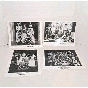 1980s 8x10 B&W Photo Lot Pittsburgh Theater Playhouse Jr. Cast Performers Signed